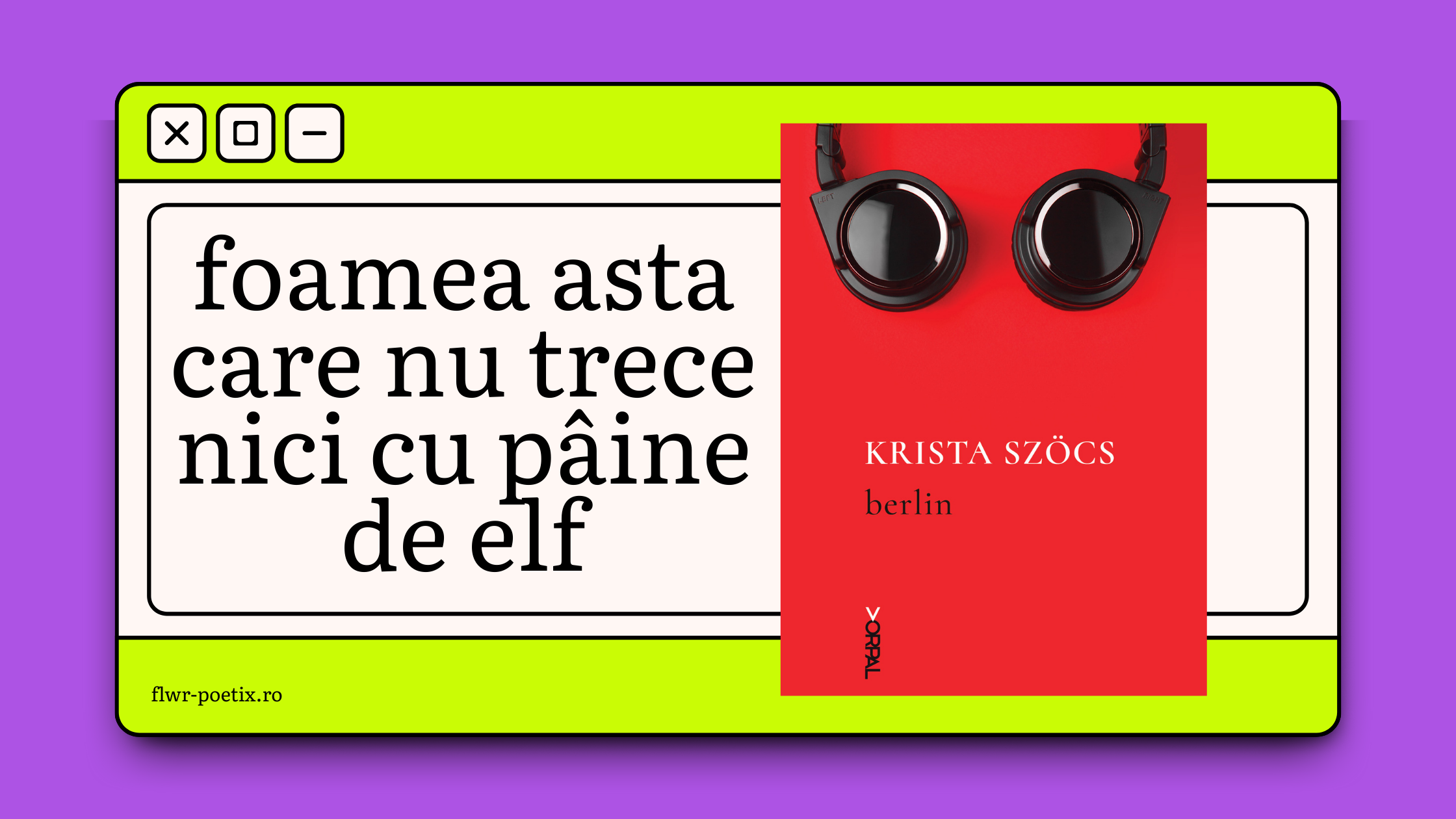 (k.szöcs) foamea asta care nu trece nici cu pâine de elf